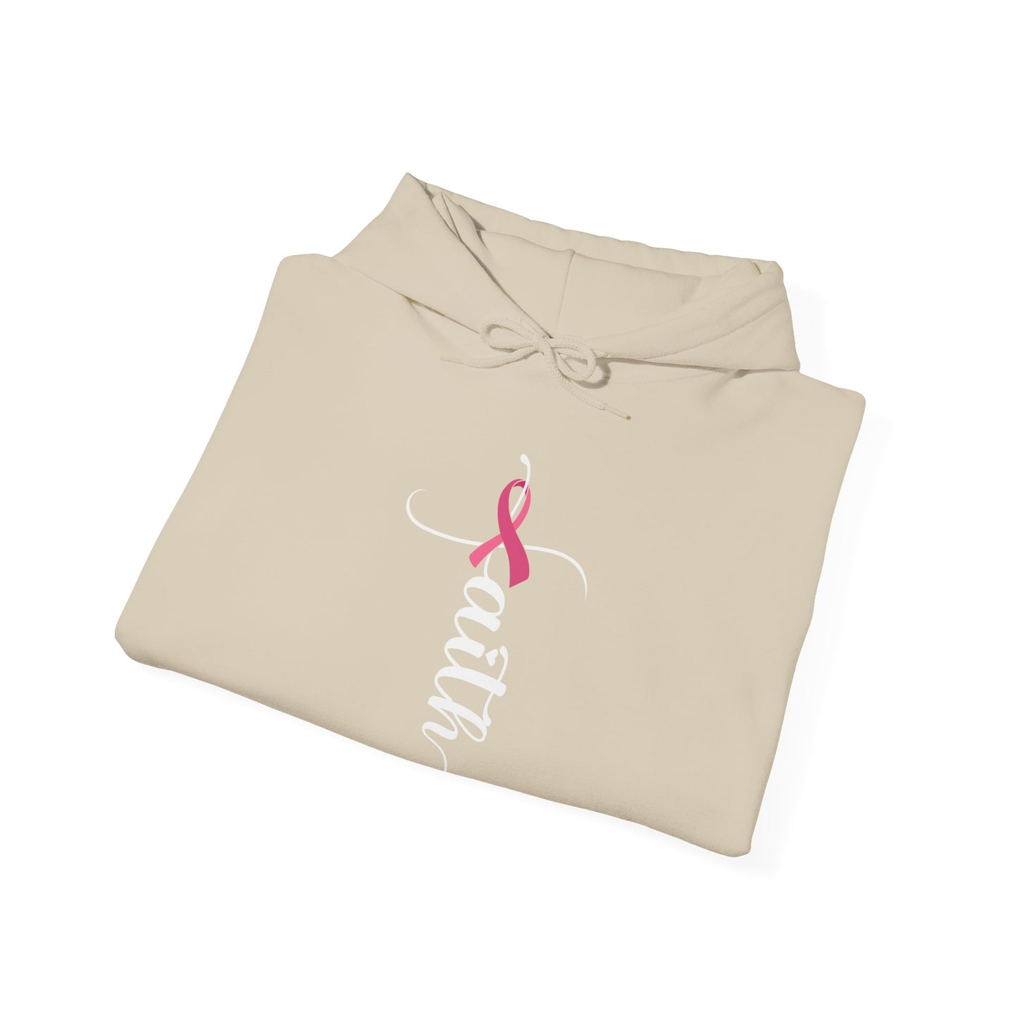 Faith & Strength: Breast Cancer Awareness Hoodie