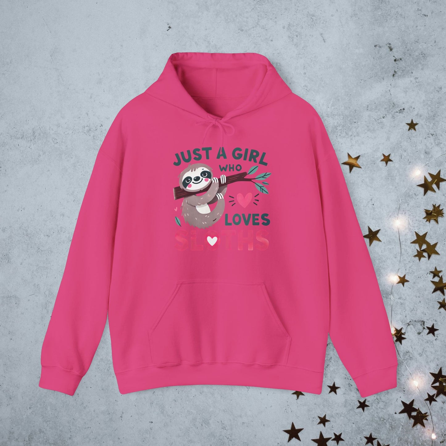 Just a Girl Who Loves Sloths Hoodie