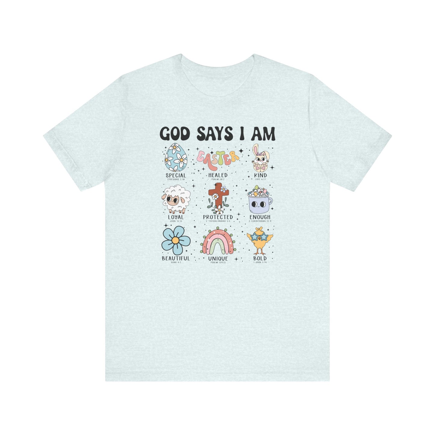 God Says I Am Easter- Retro