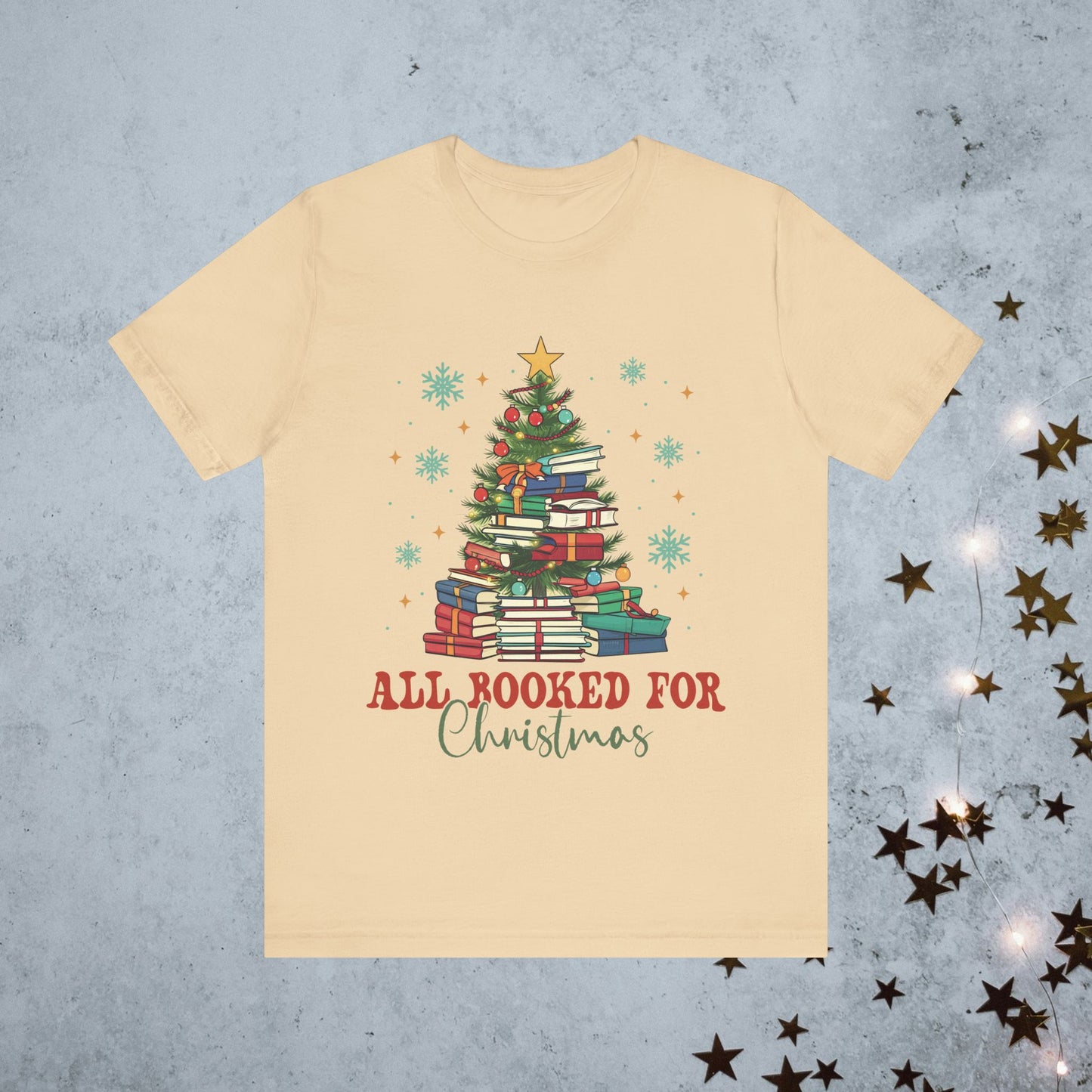 All Booked For Christmas- Tee
