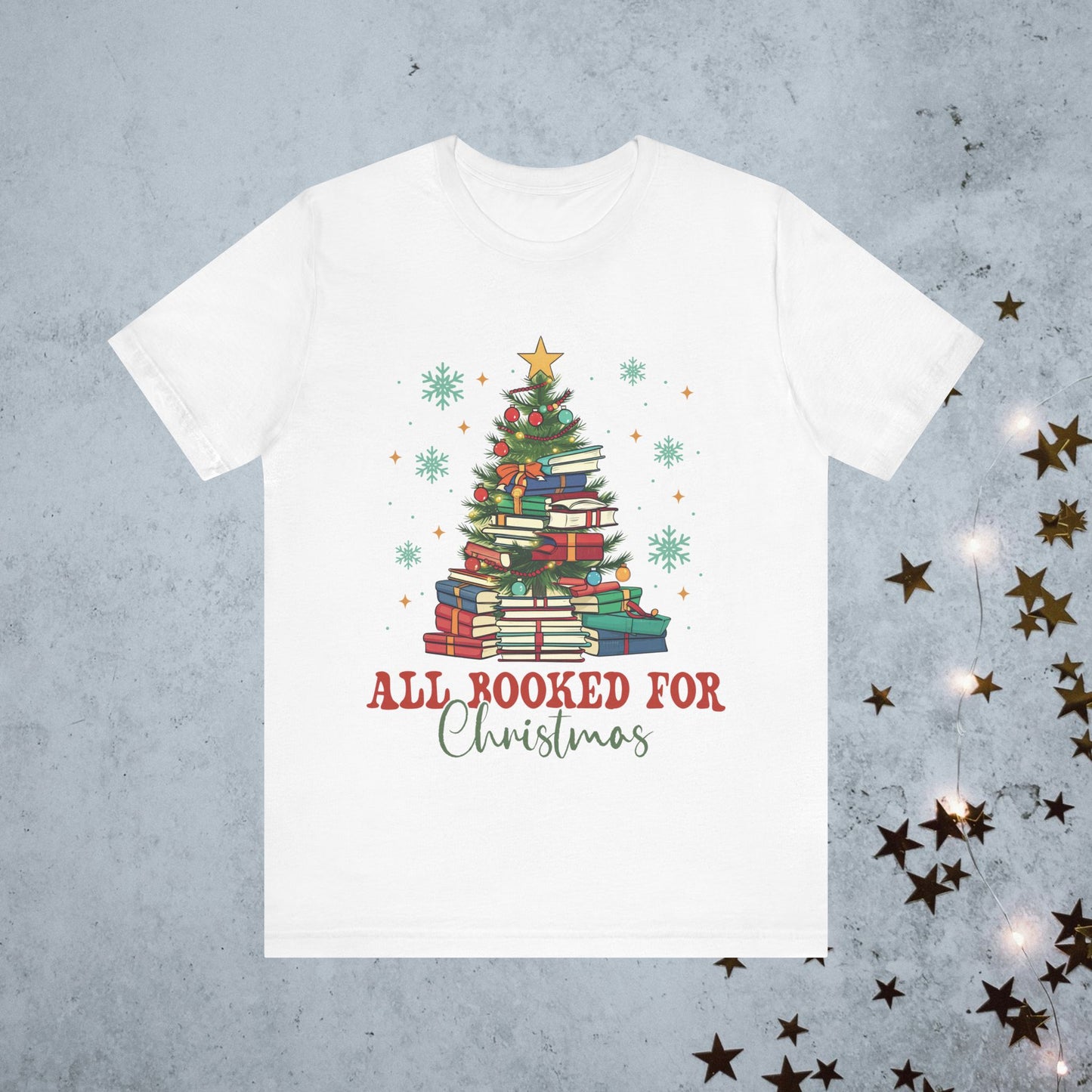 All Booked For Christmas- Tee