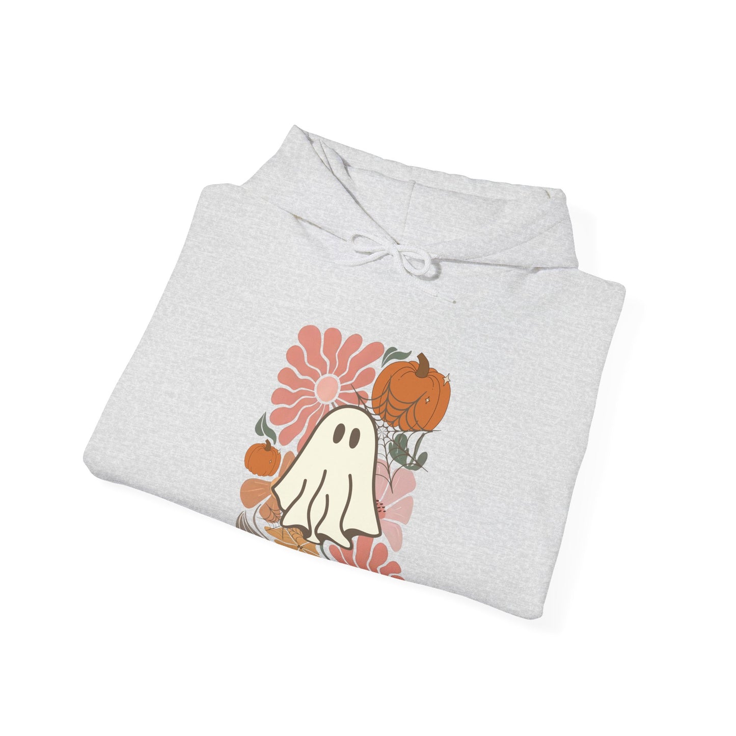 Ghost Flower Hoodie - Cute Retro Style Unisex Sweatshirt