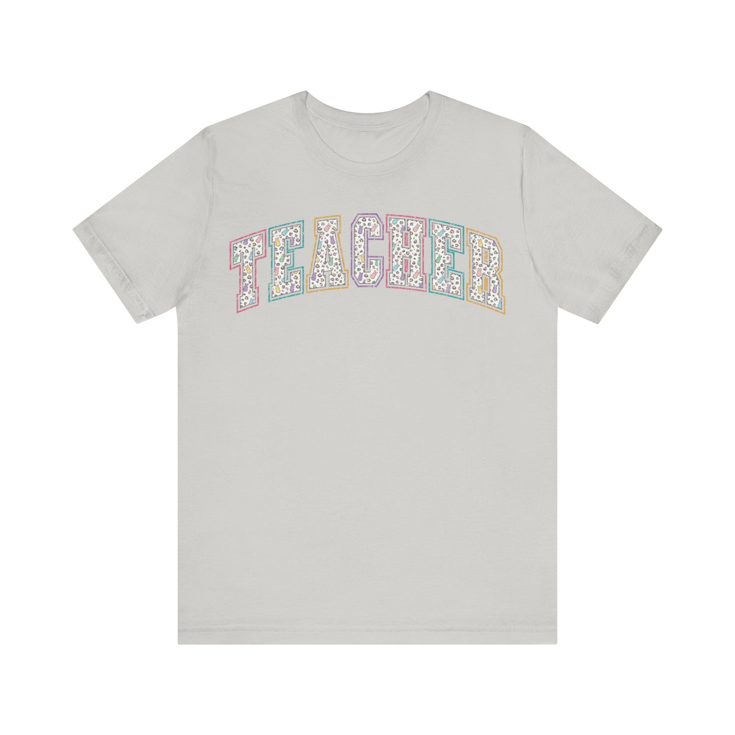 Teacher Easter Bunny Leopard Retro