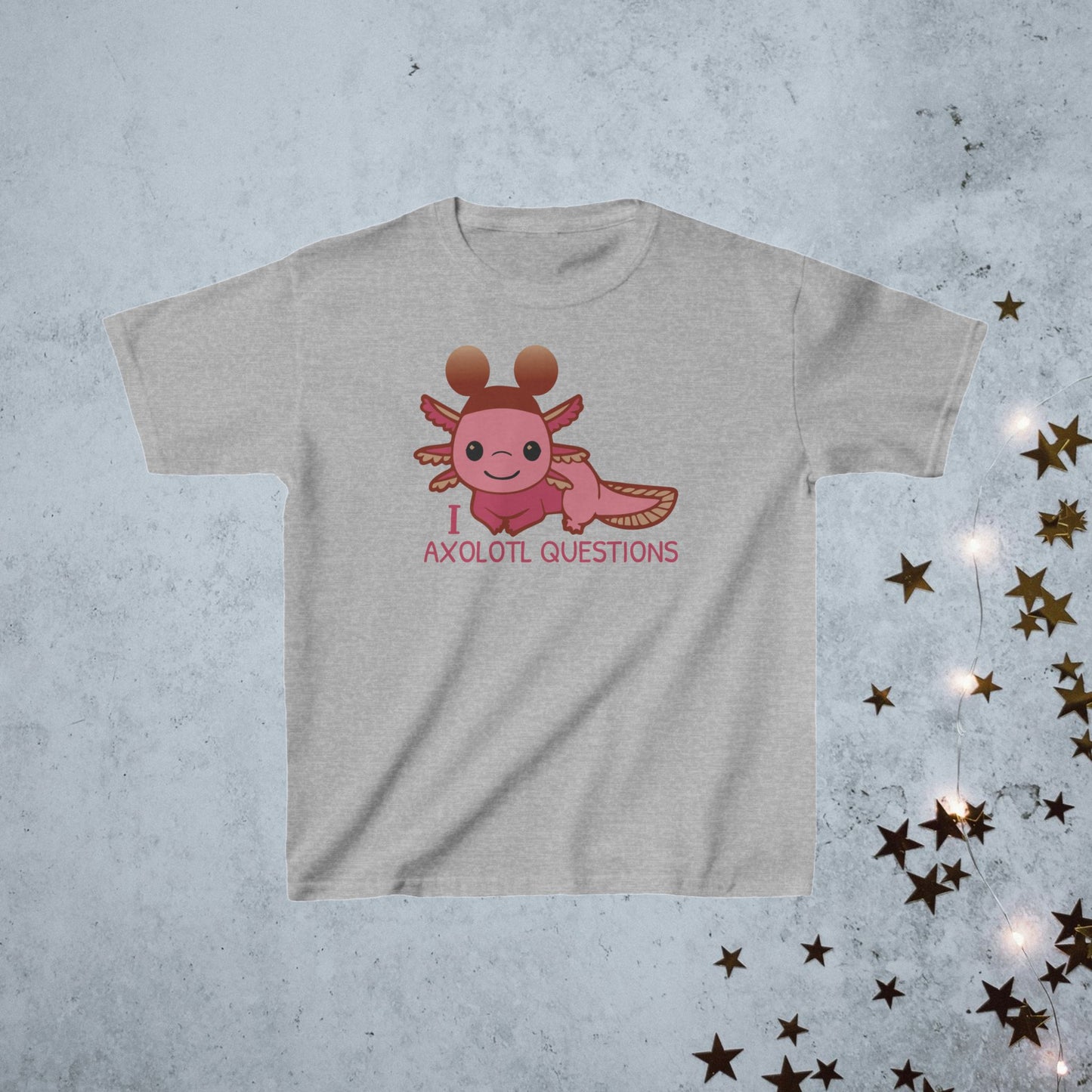 Kids T-Shirt- I Axolotl Questions