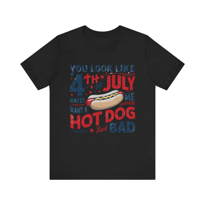 Hot Dog 4th July Shirt