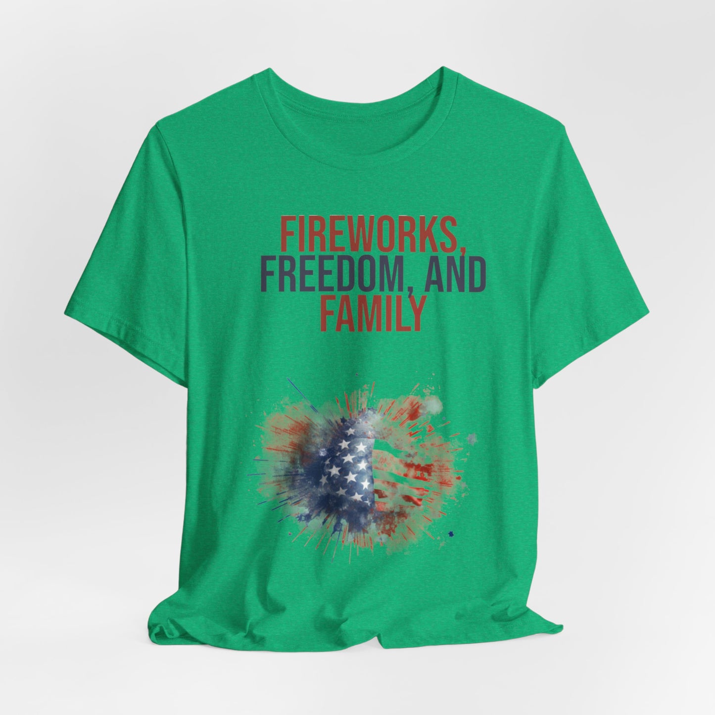 Fireworks, Freedom and Family T-Shirt #2