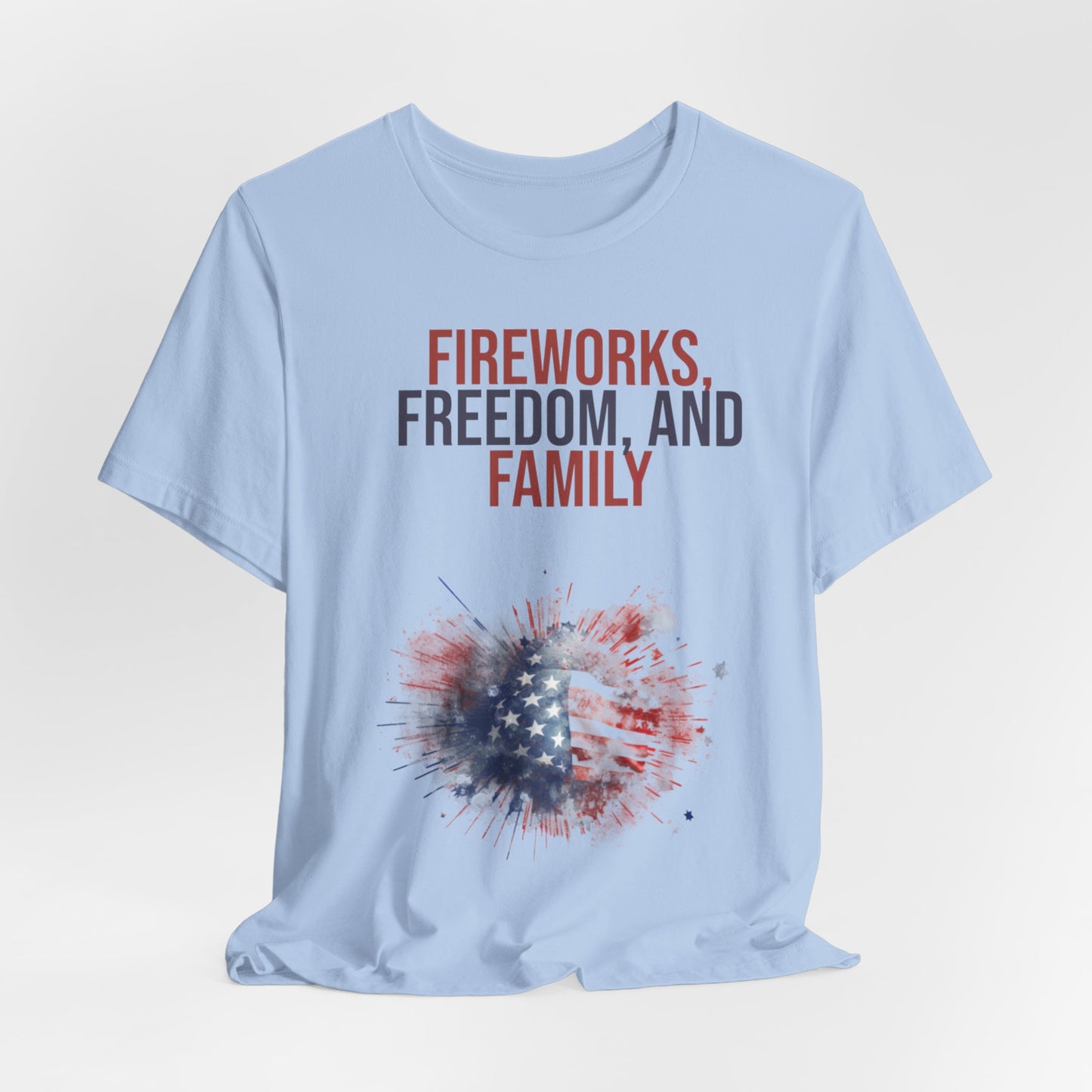 Fireworks, Freedom and Family T-Shirt #2