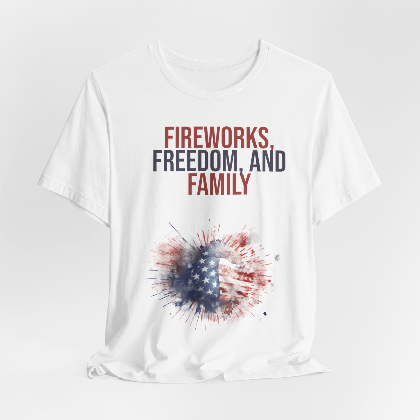 Fireworks, Freedom and Family T-Shirt #2