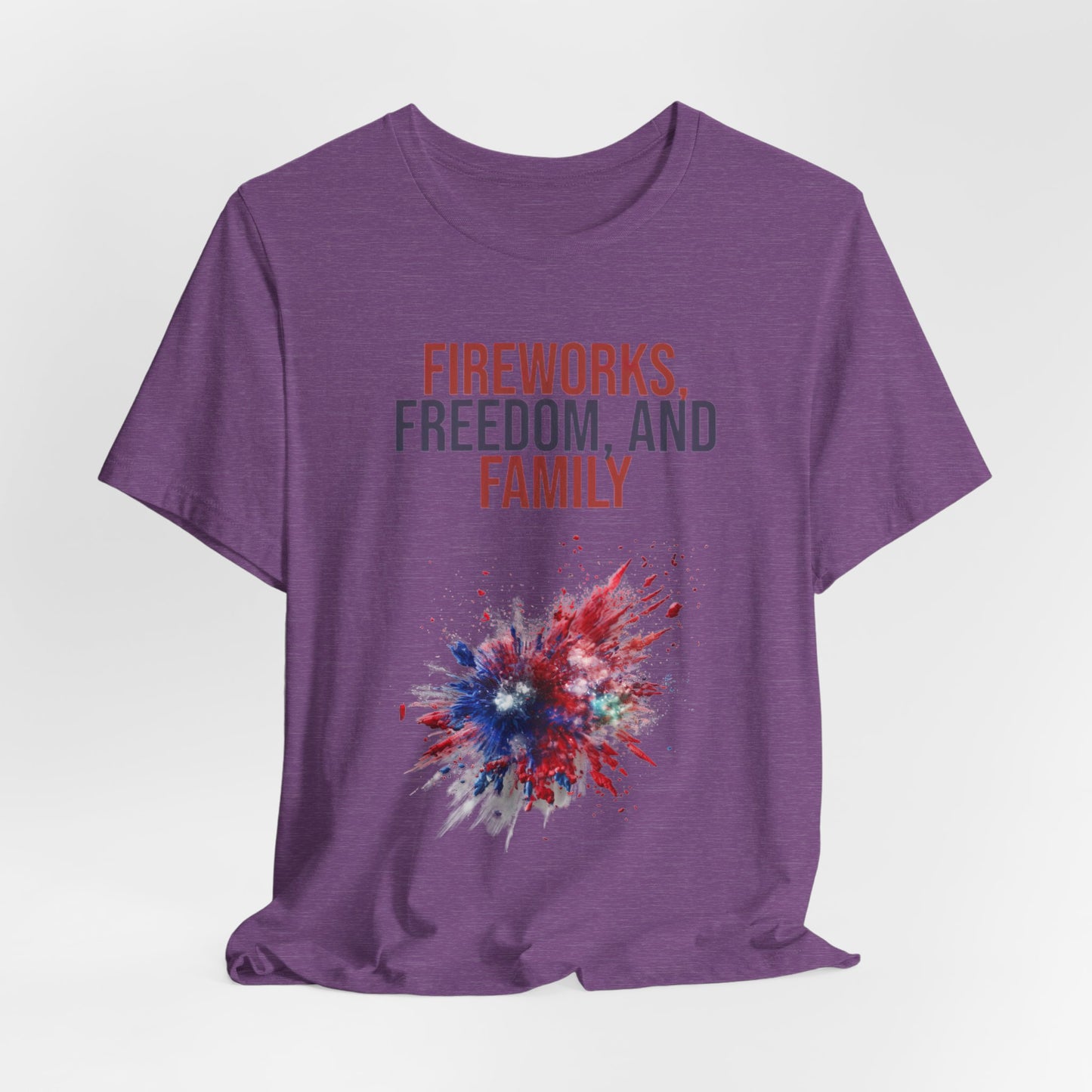 Fireworks, Freedom and Family T-Shirt #1