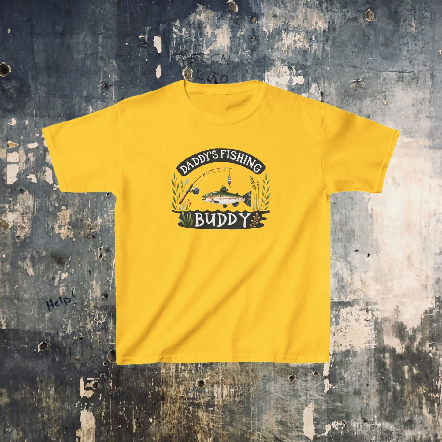 Kids T-Shirt- Daddy's Fishing Buddy