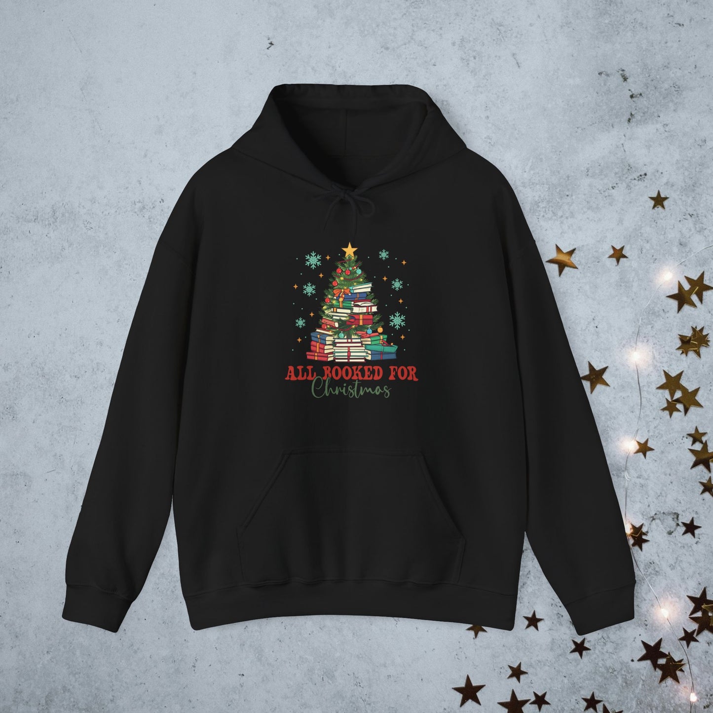 All Booked For Christmas- Christmas Hoodie