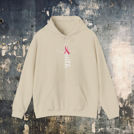 Faith & Strength: Breast Cancer Awareness Hoodie