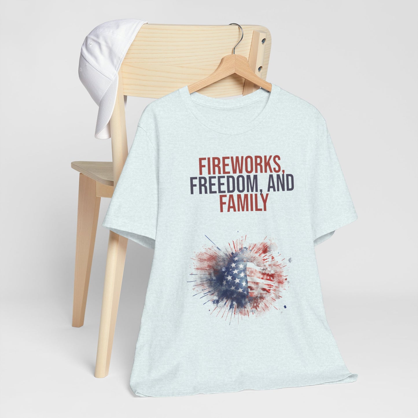 Fireworks, Freedom and Family T-Shirt #2