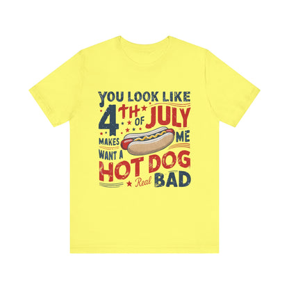 Hot Dog 4th July Shirt