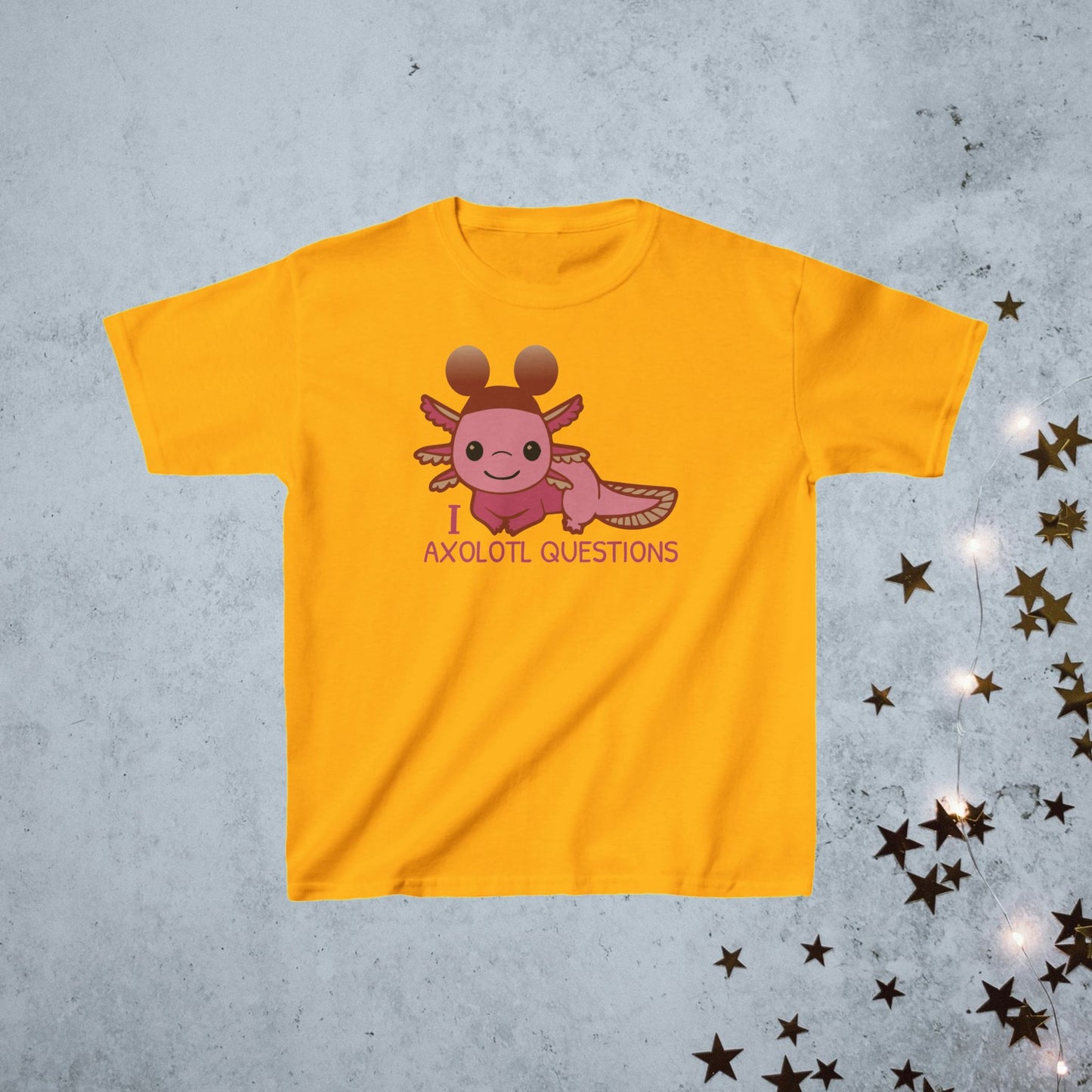 Kids T-Shirt- I Axolotl Questions