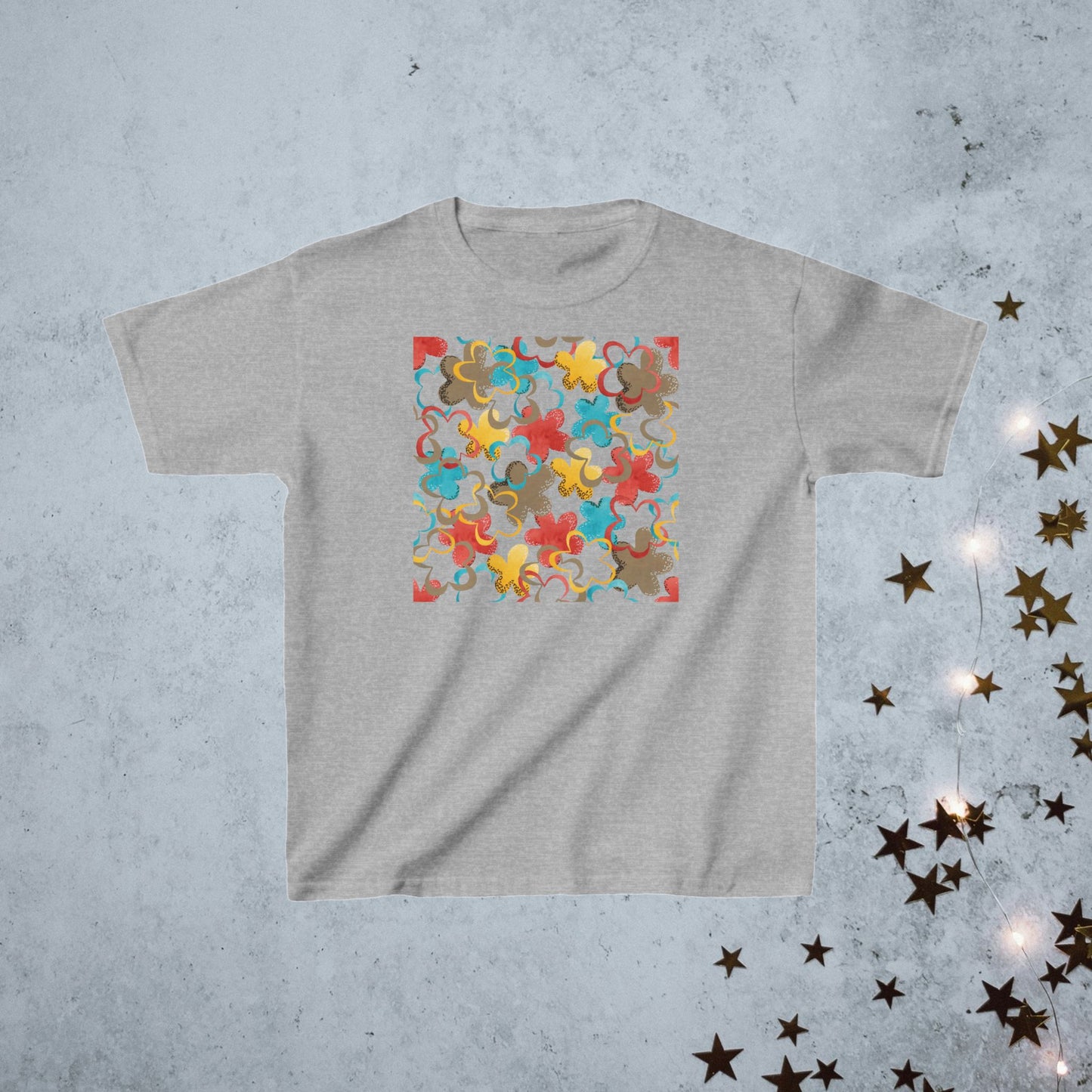 Kids T-Shirt- Floral Pattern