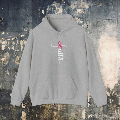 Faith & Strength: Breast Cancer Awareness Hoodie