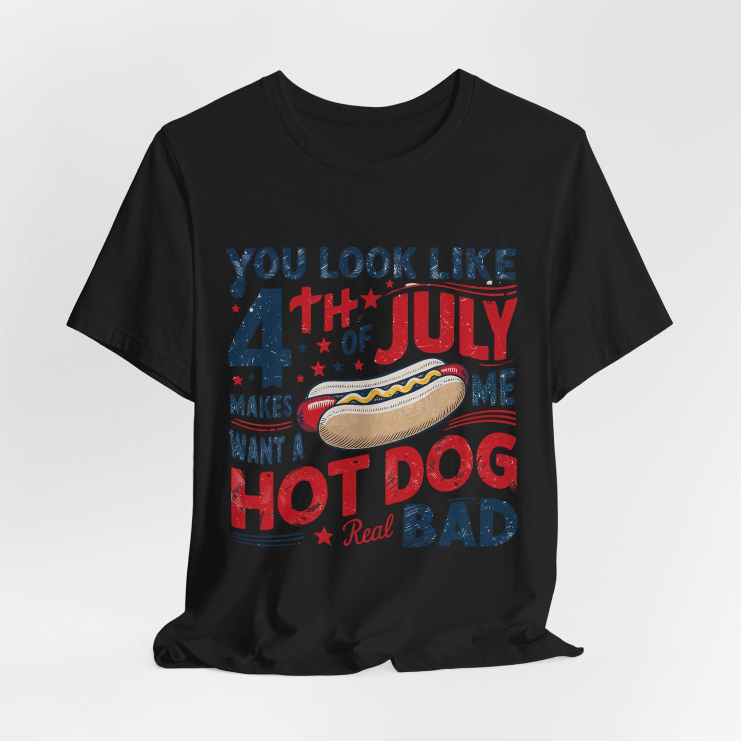 Hot Dog 4th July Shirt