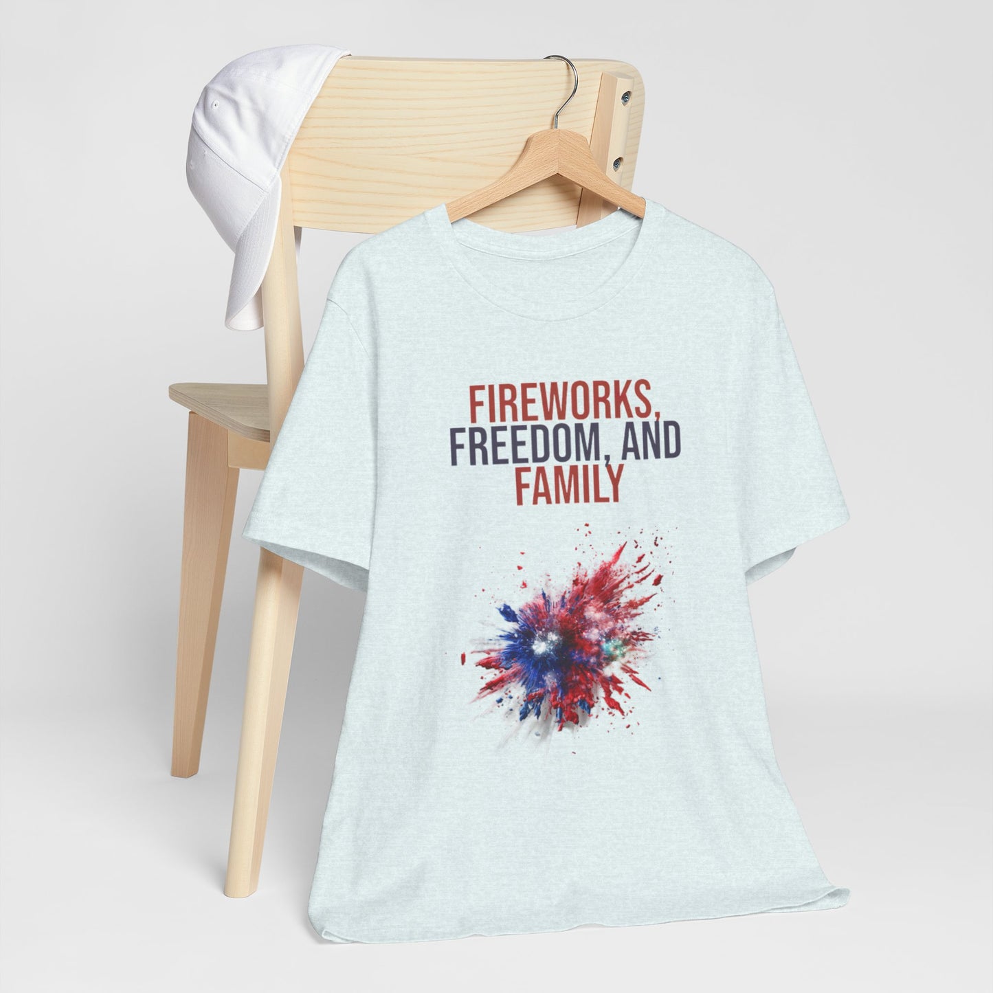 Fireworks, Freedom and Family T-Shirt #1