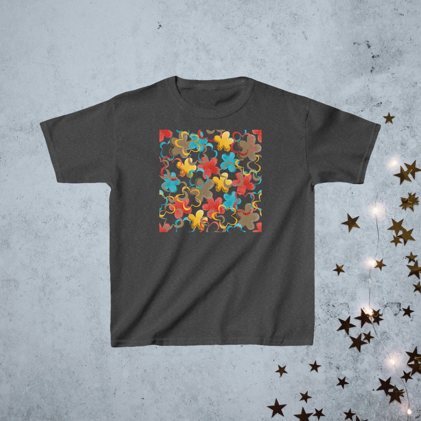 Kids T-Shirt- Floral Pattern