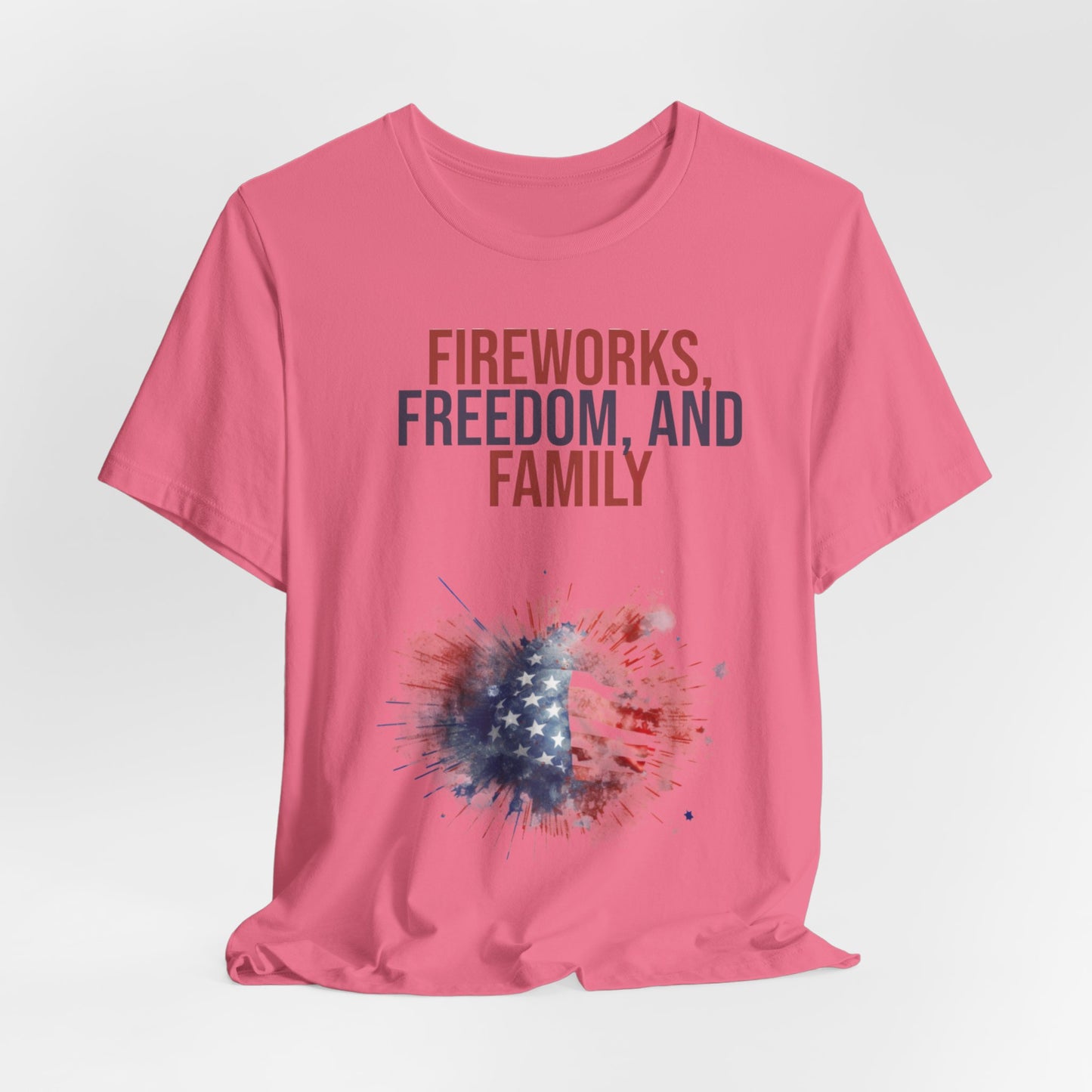 Fireworks, Freedom and Family T-Shirt #2