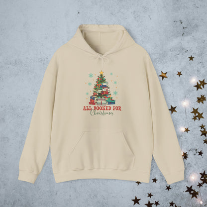 All Booked For Christmas- Christmas Hoodie