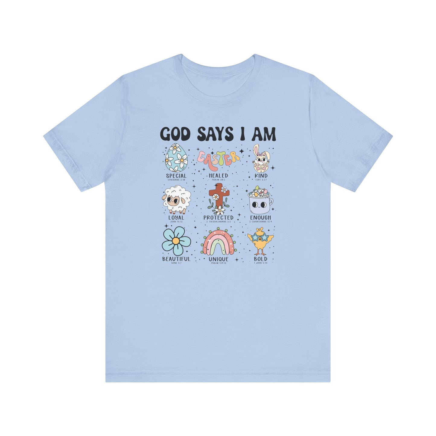 God Says I Am Easter- Retro