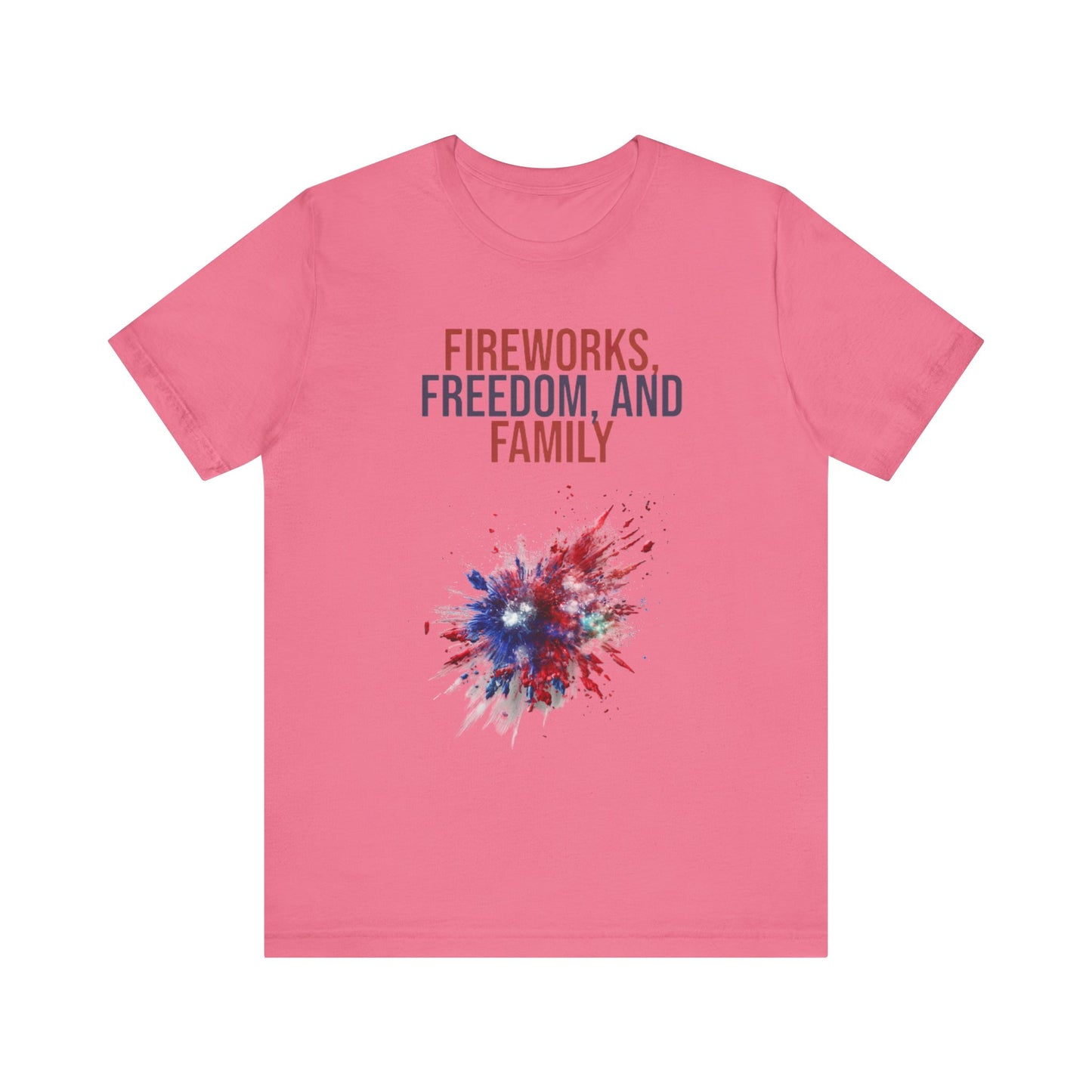 Fireworks, Freedom and Family T-Shirt #1