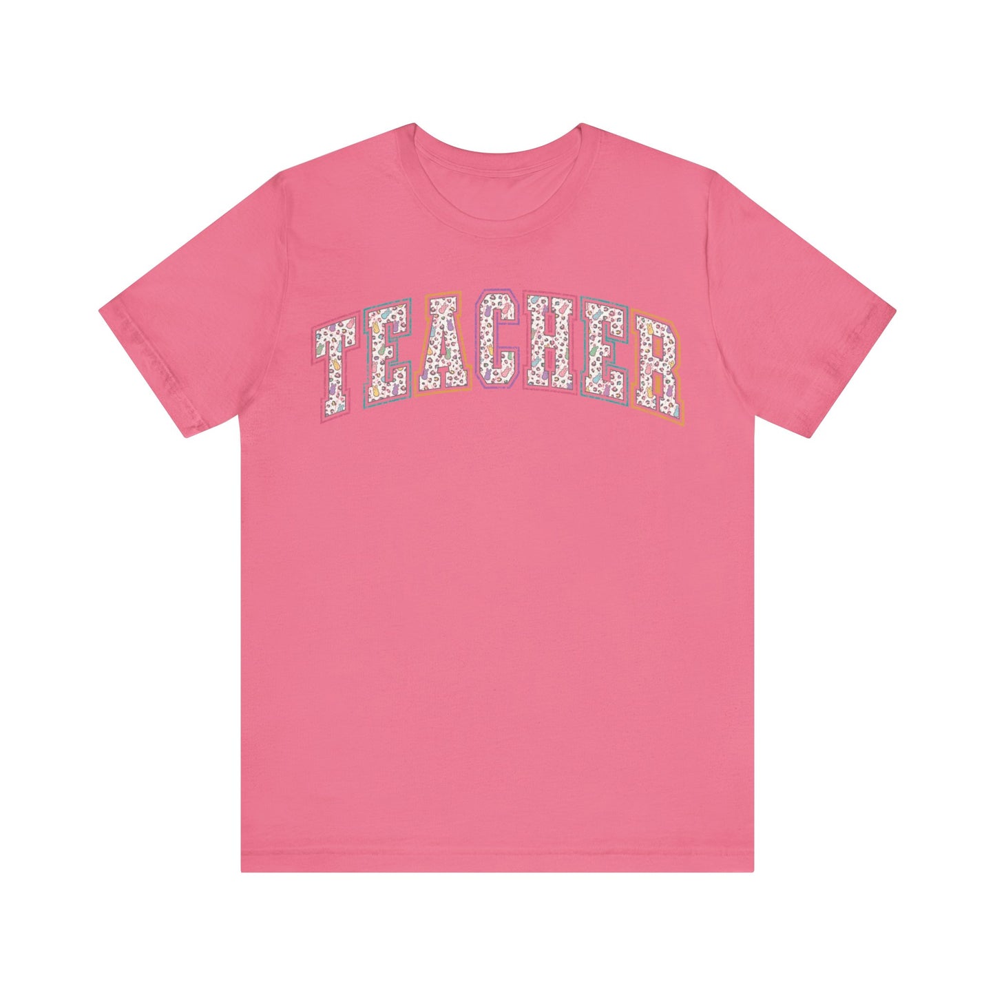 Teacher Easter Bunny Leopard Retro