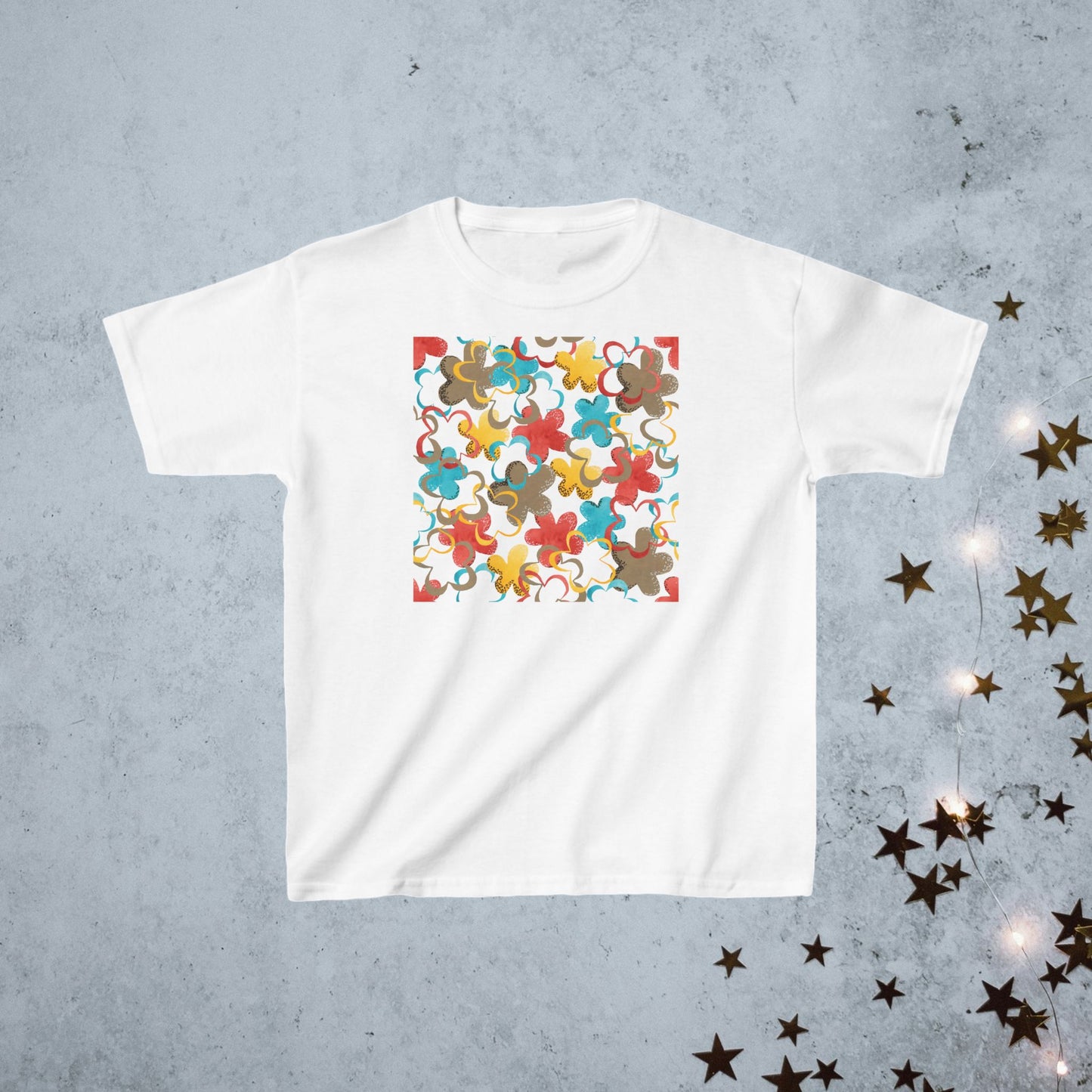 Kids T-Shirt- Floral Pattern