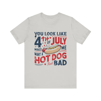 Hot Dog 4th July Shirt