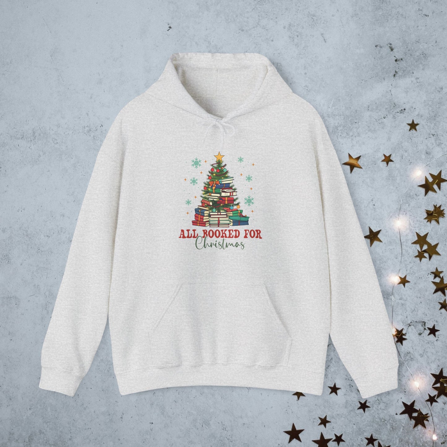 All Booked For Christmas- Christmas Hoodie