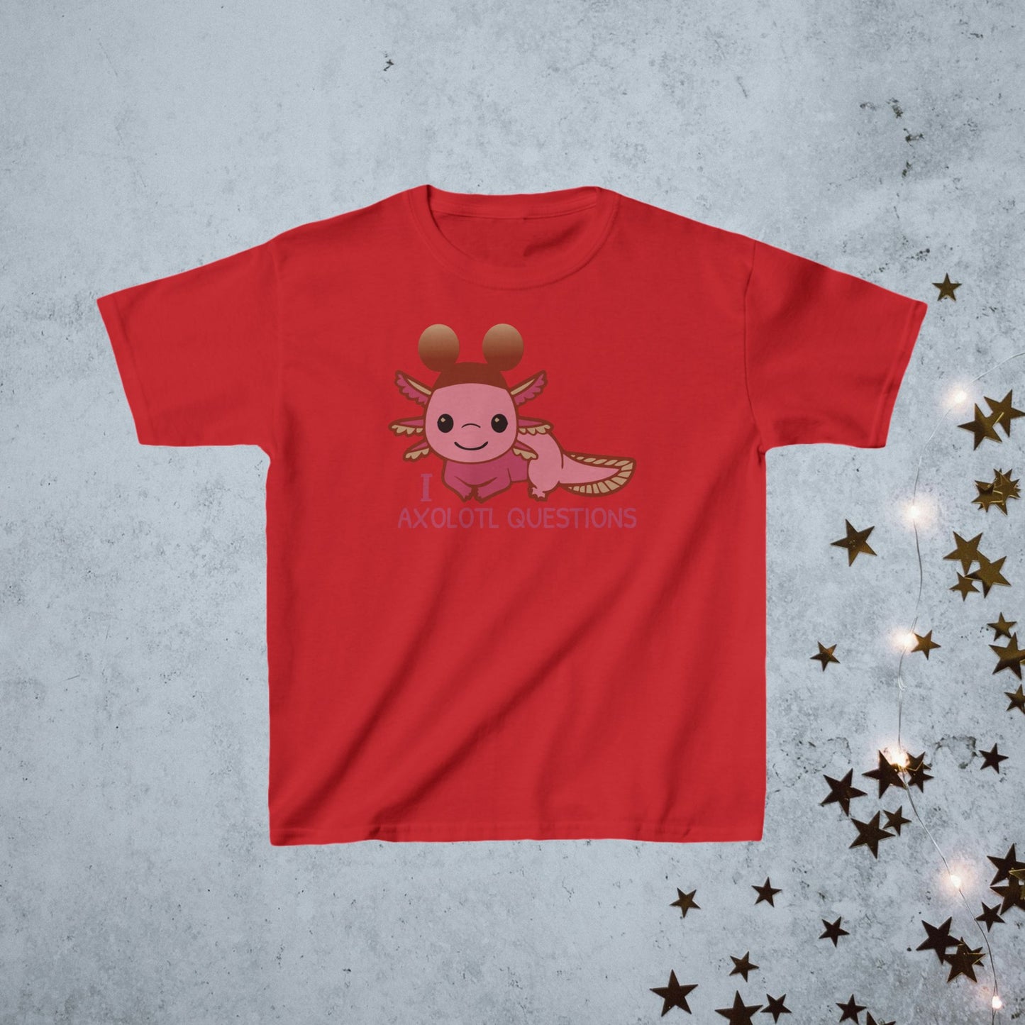 Kids T-Shirt- I Axolotl Questions