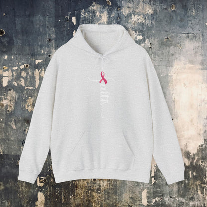 Faith & Strength: Breast Cancer Awareness Hoodie