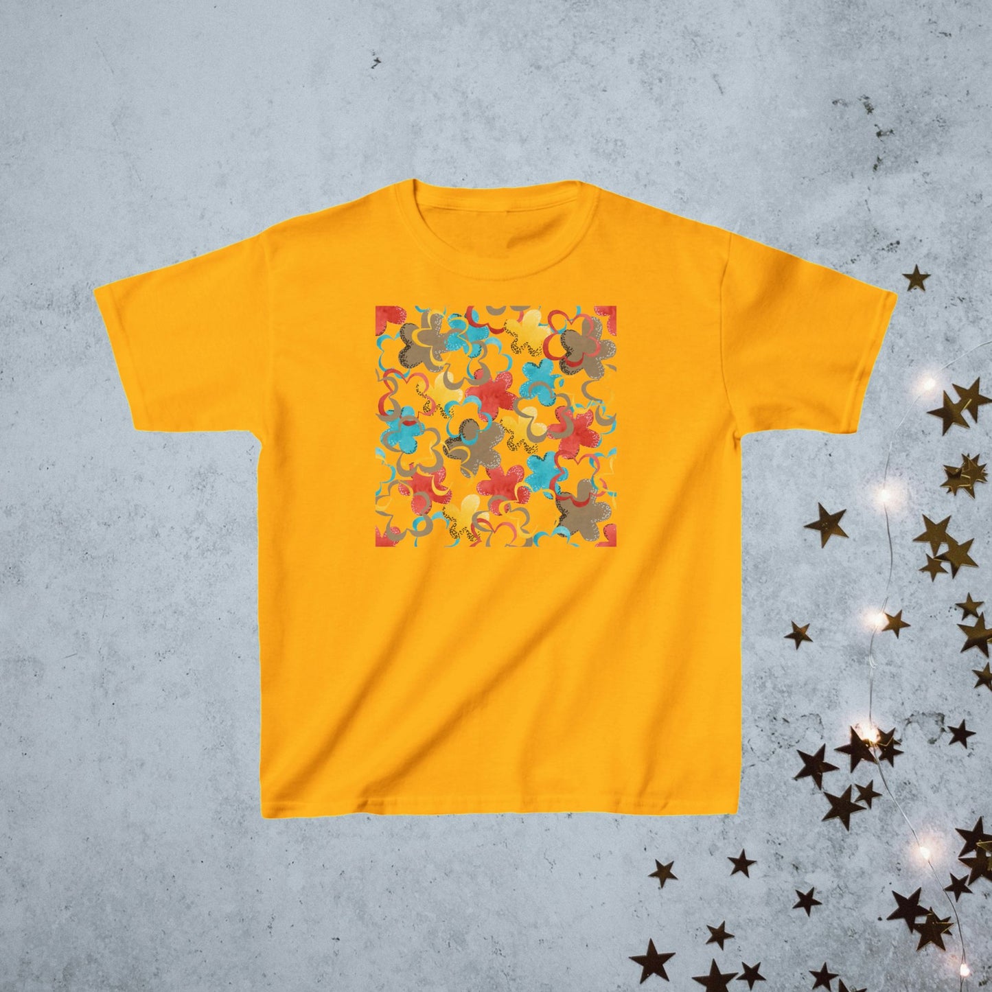 Kids T-Shirt- Floral Pattern