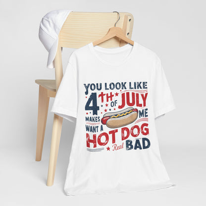 Hot Dog 4th July Shirt