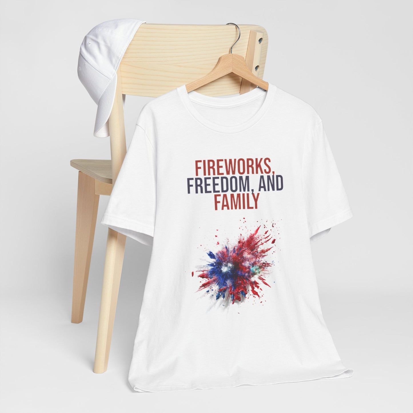 Fireworks, Freedom and Family T-Shirt #1