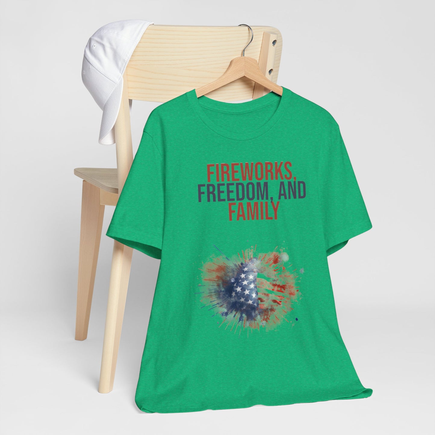 Fireworks, Freedom and Family T-Shirt #2