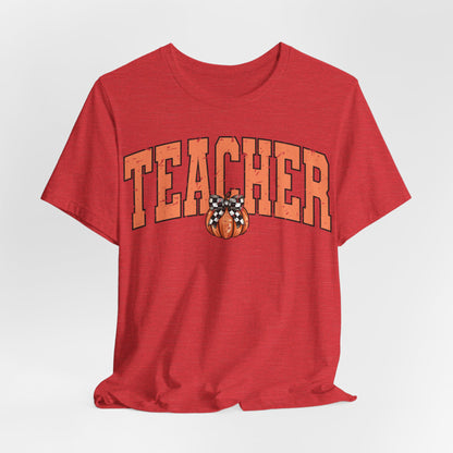 Teacher Pumpkin-Retro