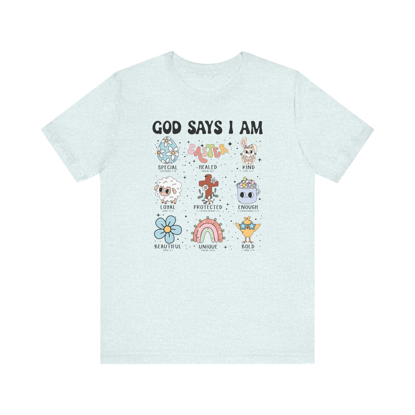 God Says I Am Easter- Retro