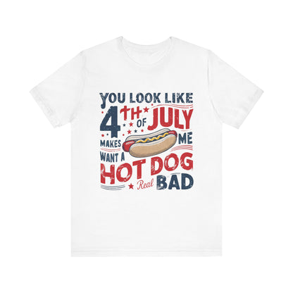 Hot Dog 4th July Shirt