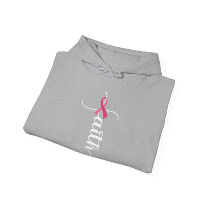 Faith & Strength: Breast Cancer Awareness Hoodie