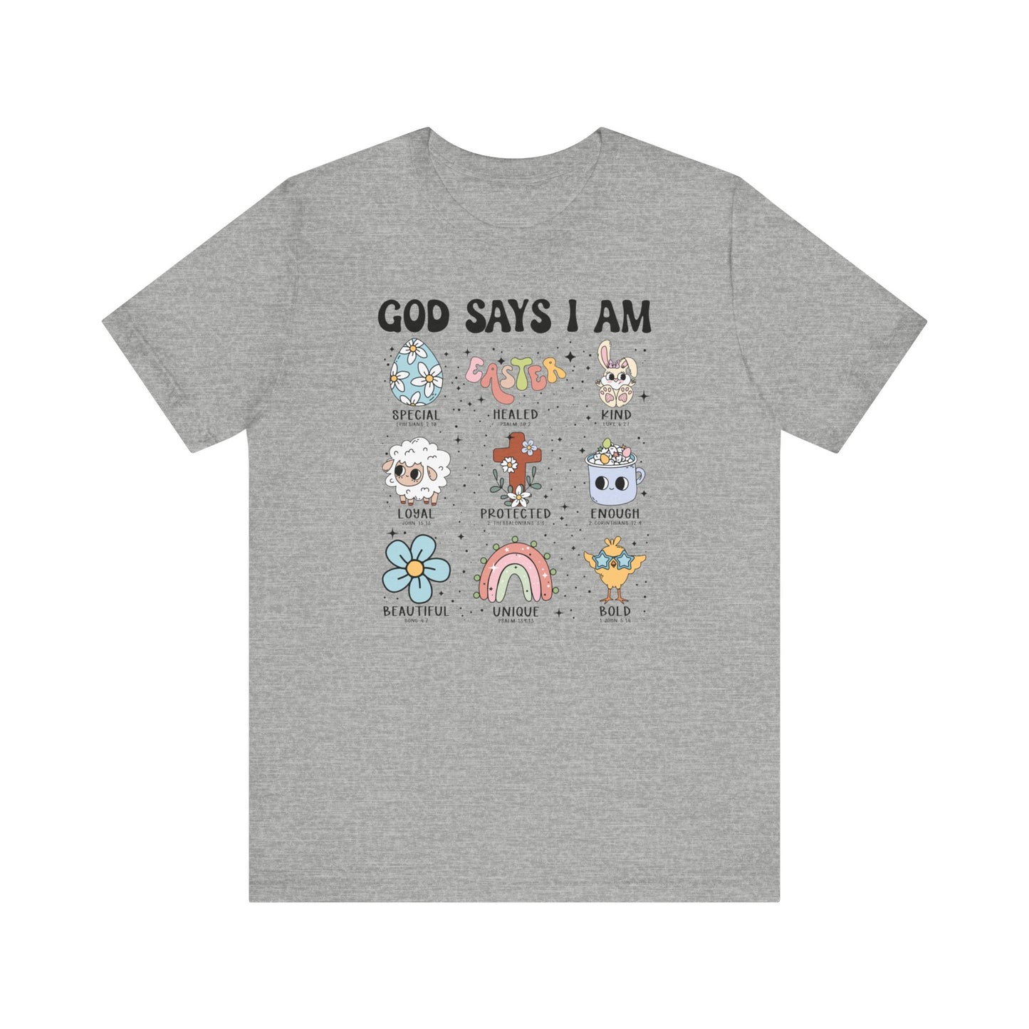 God Says I Am Easter- Retro