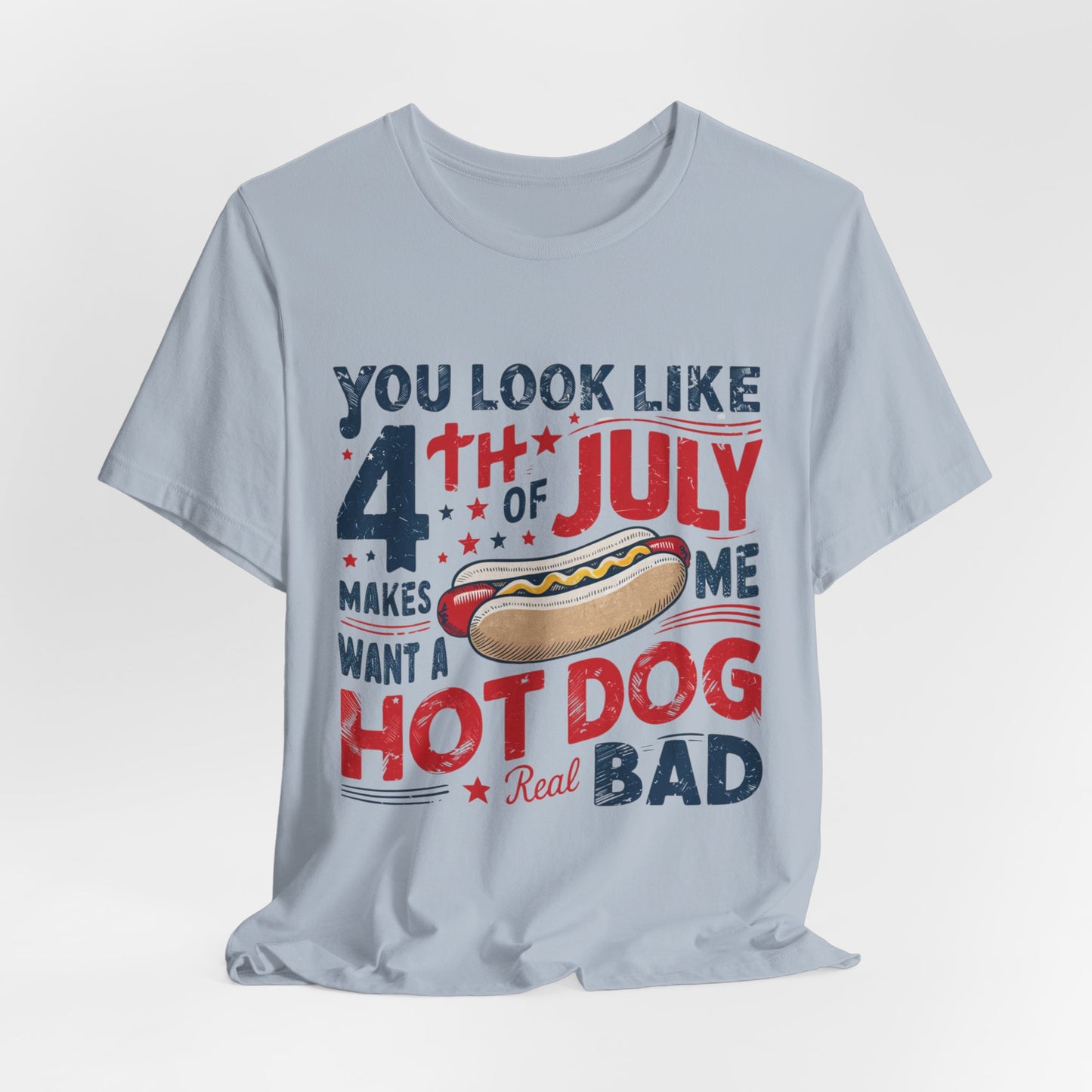 Hot Dog 4th July Shirt