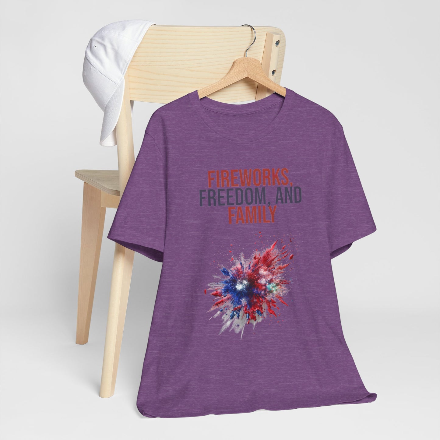 Fireworks, Freedom and Family T-Shirt #1