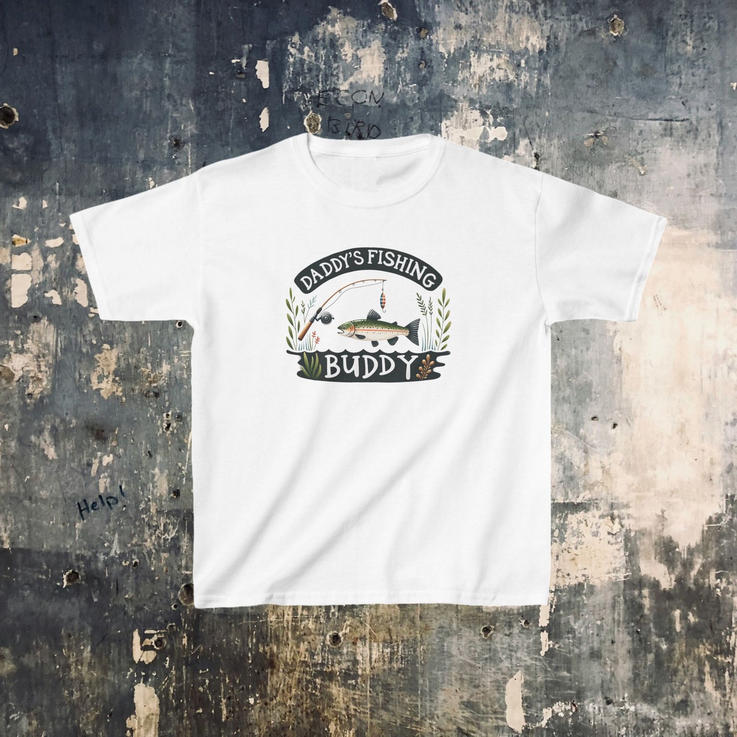 Kids T-Shirt- Daddy's Fishing Buddy