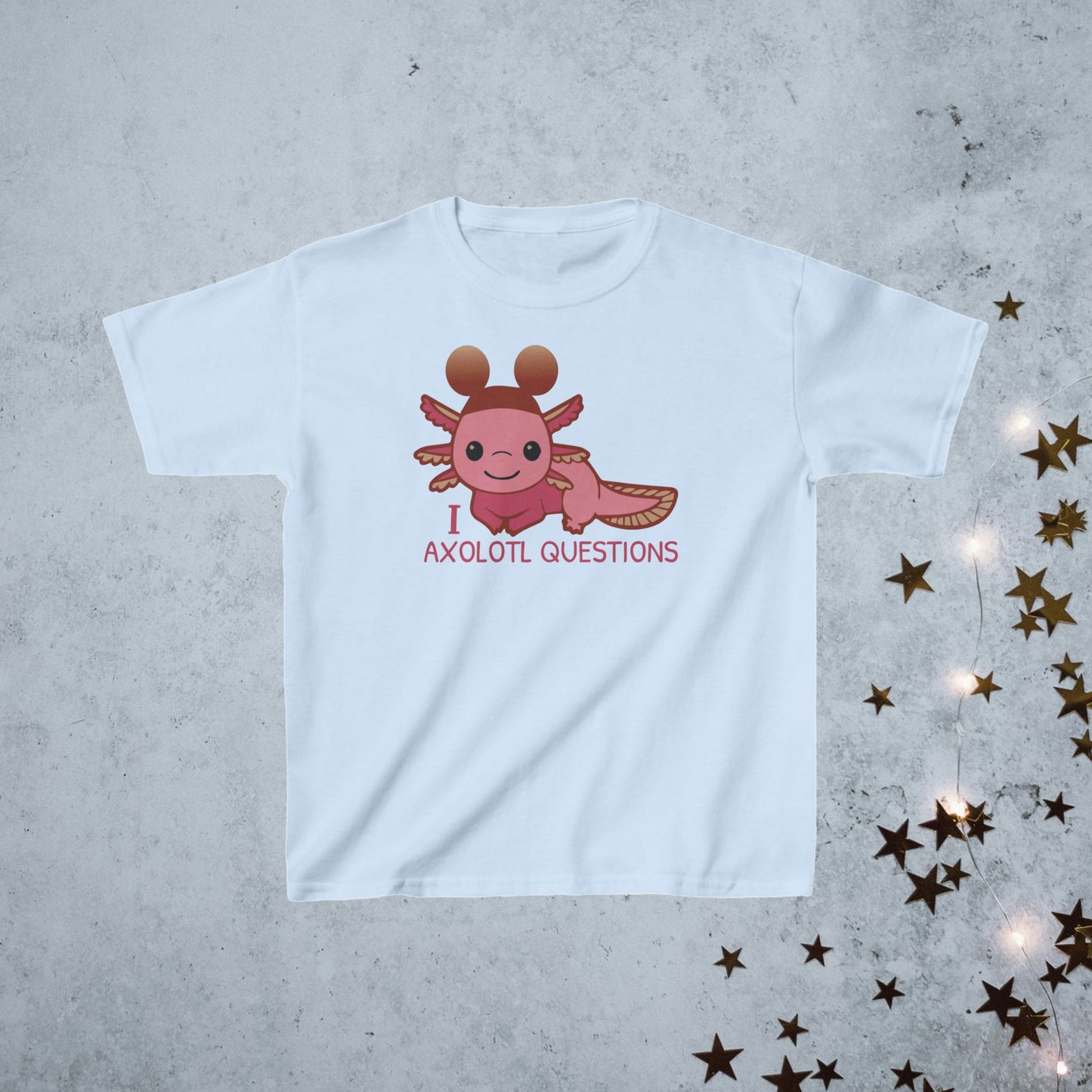 Kids T-Shirt- I Axolotl Questions