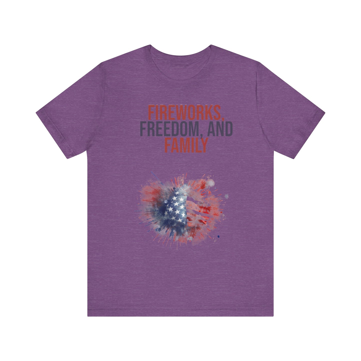 Fireworks, Freedom and Family T-Shirt #2