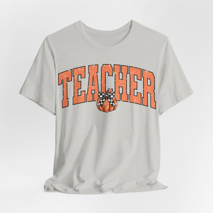 Teacher Pumpkin-Retro