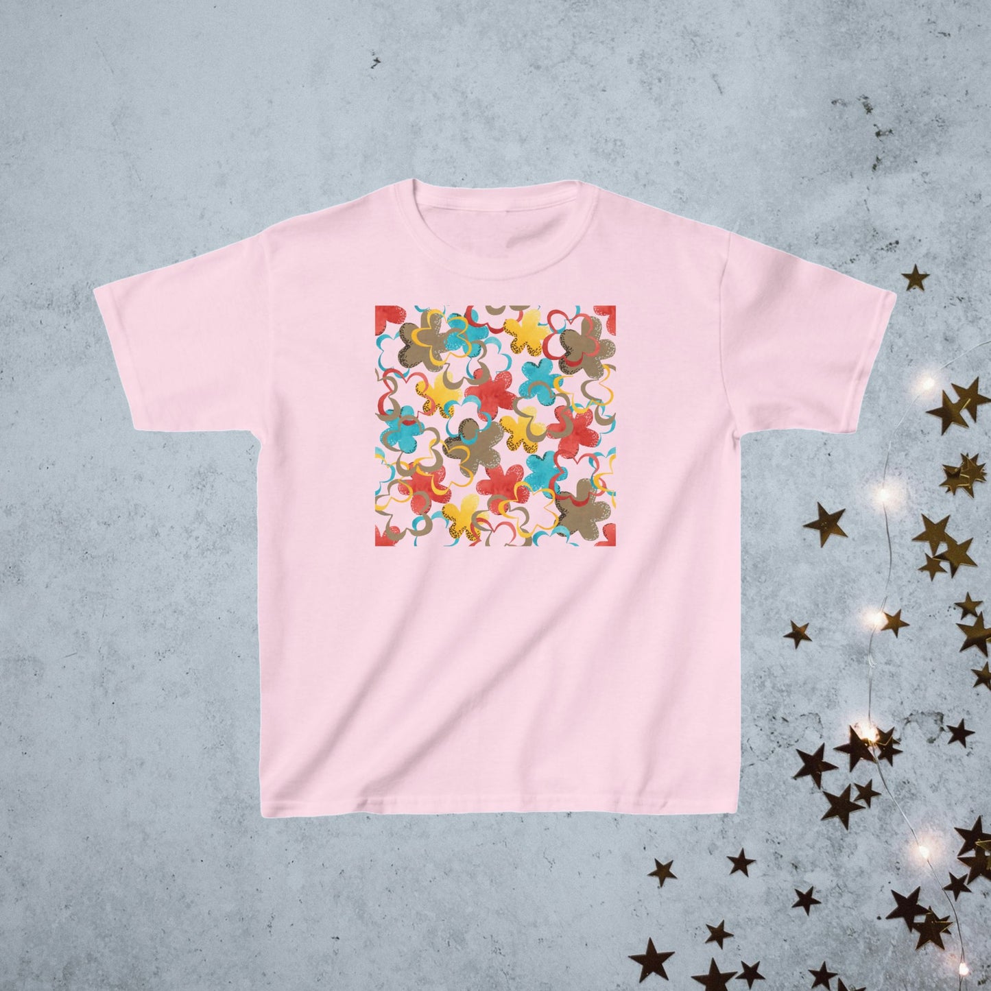 Kids T-Shirt- Floral Pattern